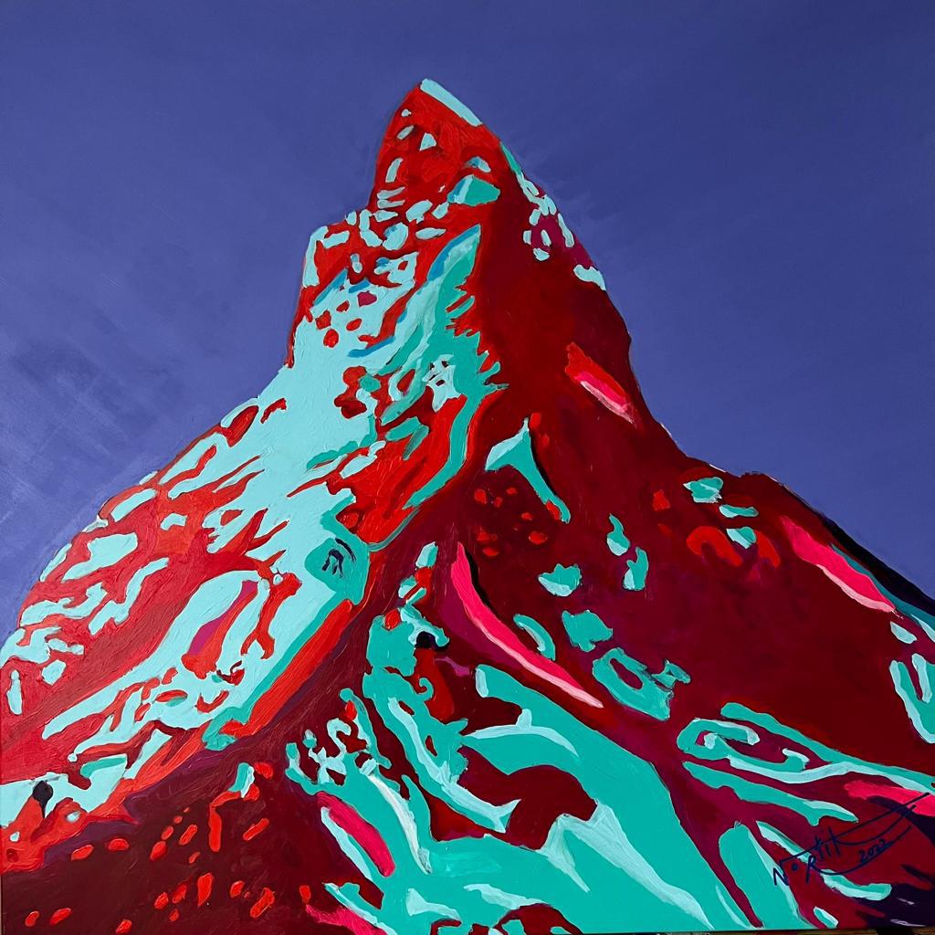 Montagne Suisse Pop-art- Robert Nortik
